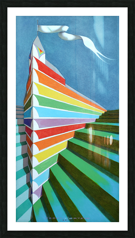 The castle Picture Frame print