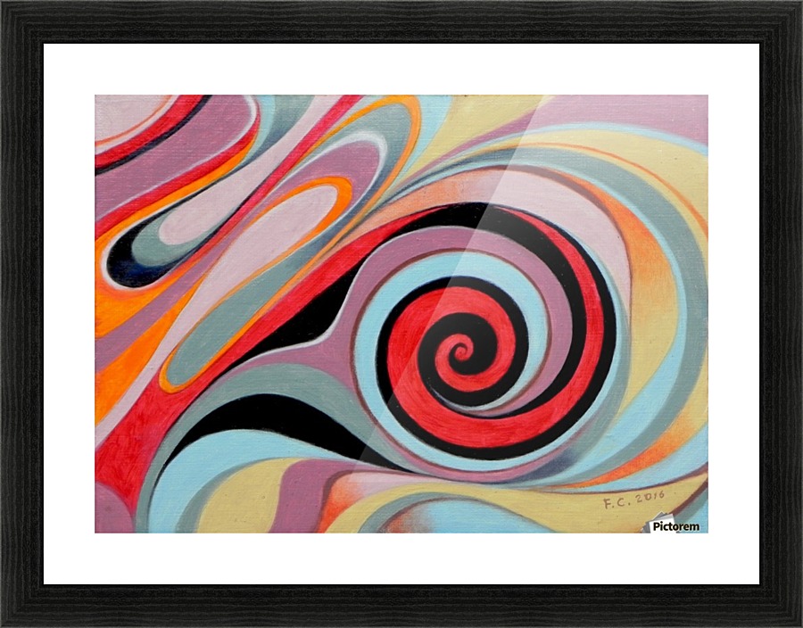 ink drop Picture Frame print
