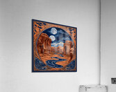 Double Moon Haunted Canyon Acrylic Print