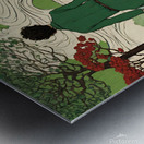 Man In the Swirling River Metal print