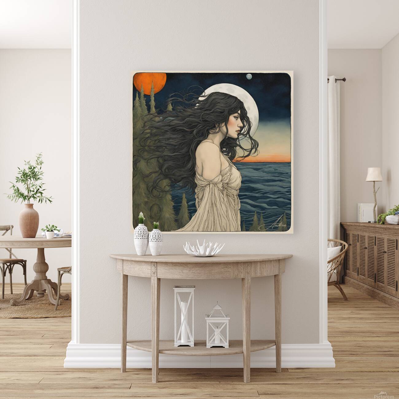 Contemplation Rising Reproduction