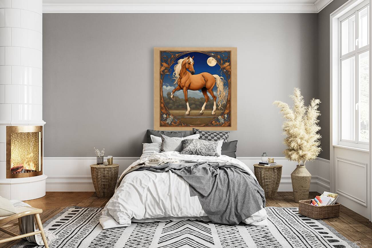 Starry Palomino Night Reproduction