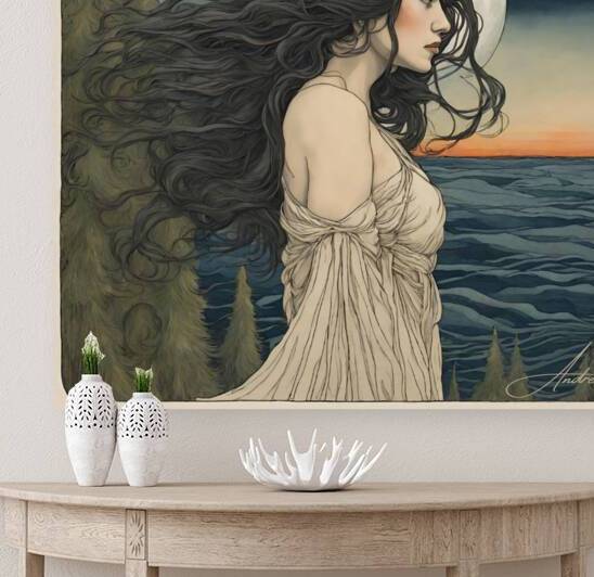 Contemplation Rising Reproduction