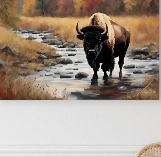 Bison Creek Fall in the Blue Ridge by Andrea Record