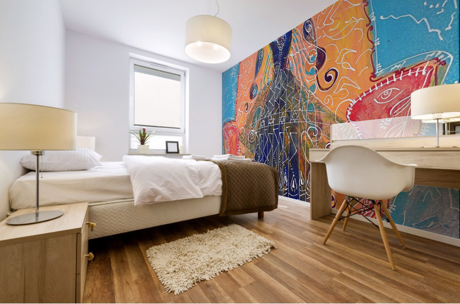 Lets Dance: Geulah is Here Mural print