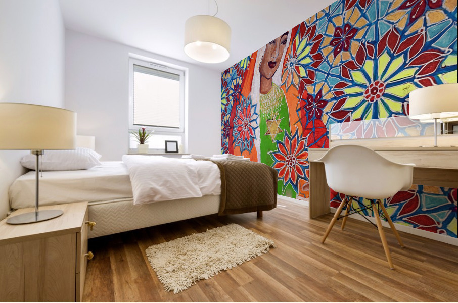 Queen Esther Mural print