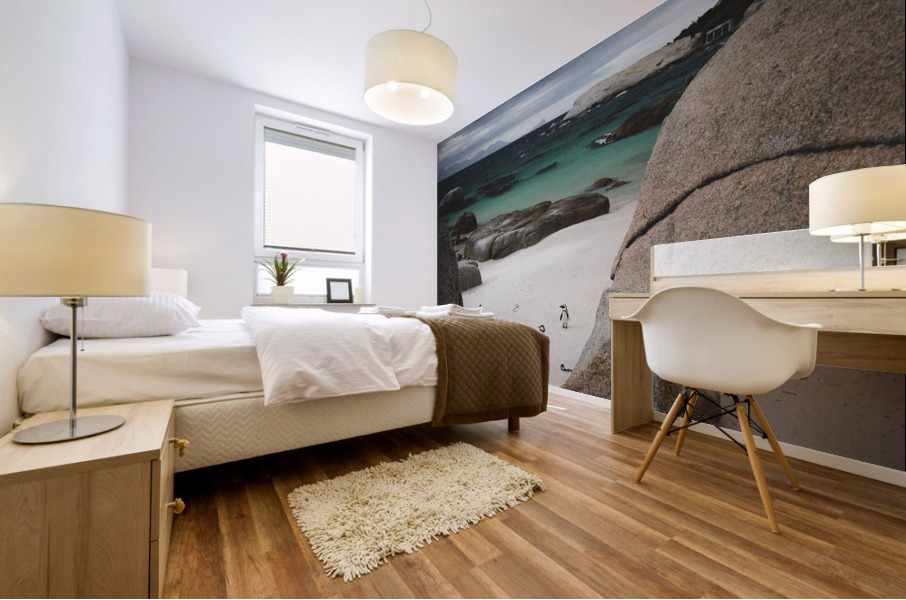 Lonely Penguin  Mural print