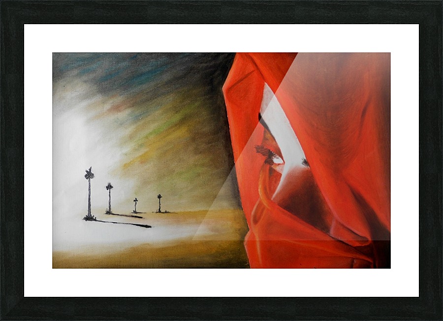 Awaiting Picture Frame print