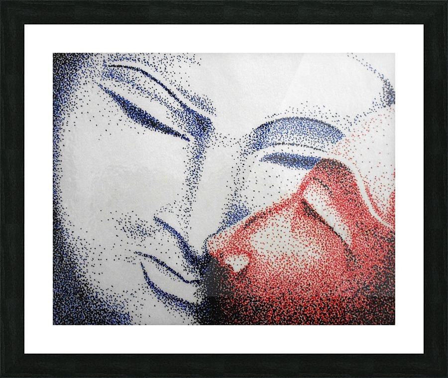 Kiss Picture Frame print