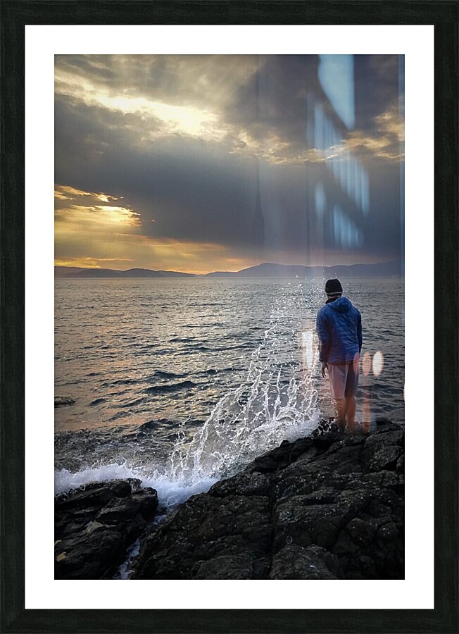 Sea Splash 2  Picture Frame print