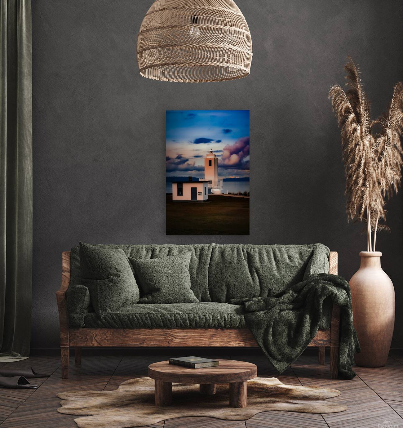 Lighthouse Abstract Reproduction