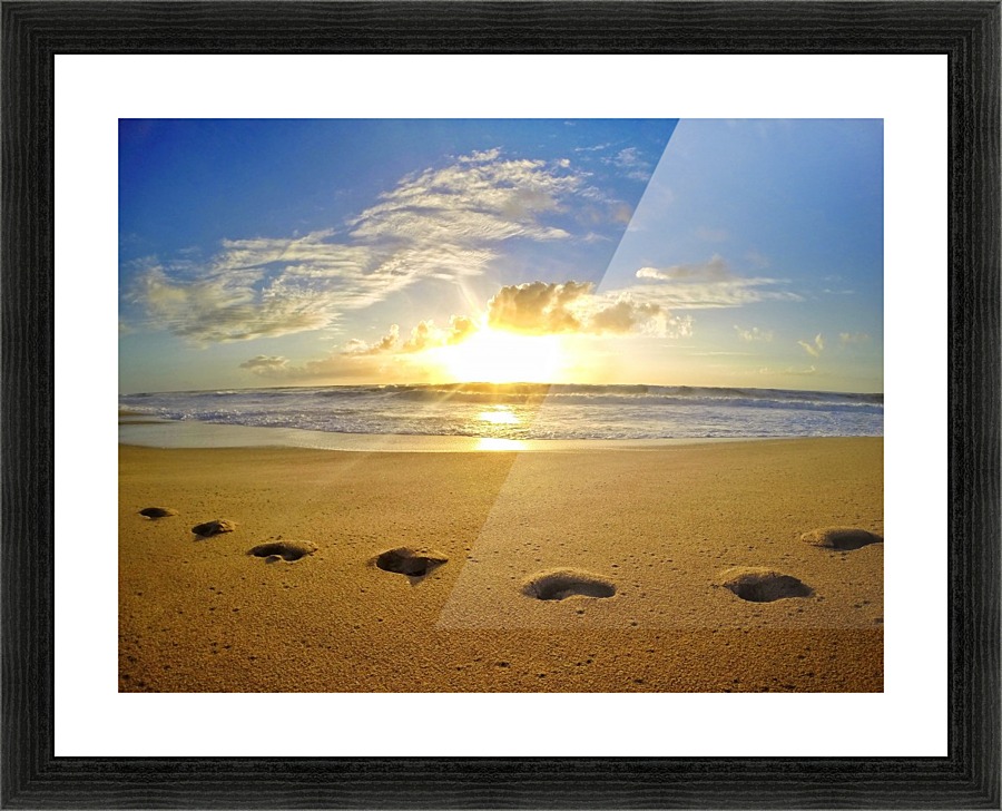 Footprints Picture Frame print
