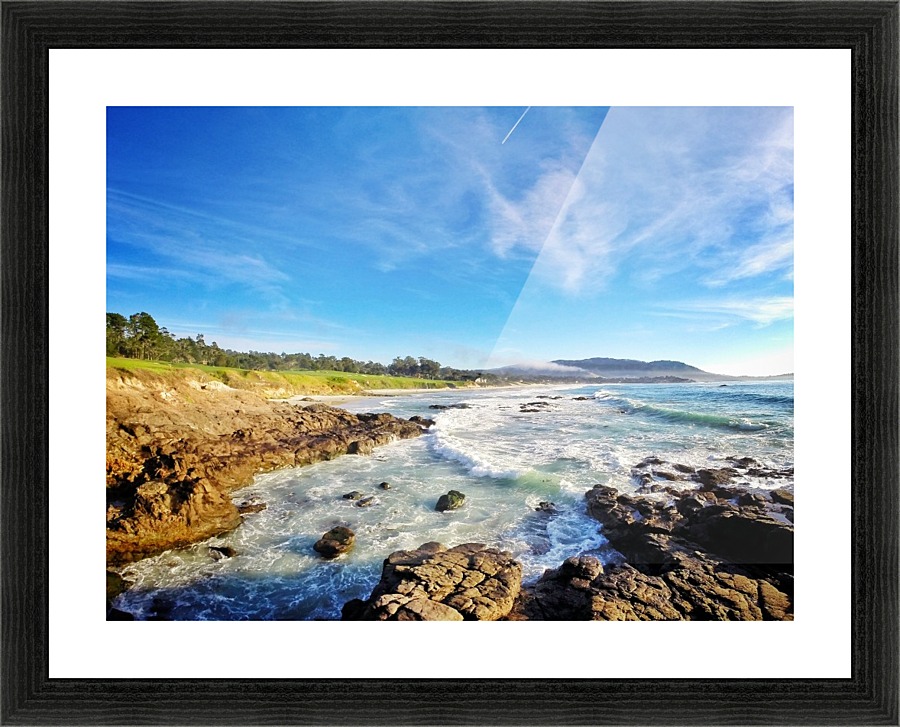 Pebble Beach GC Picture Frame print