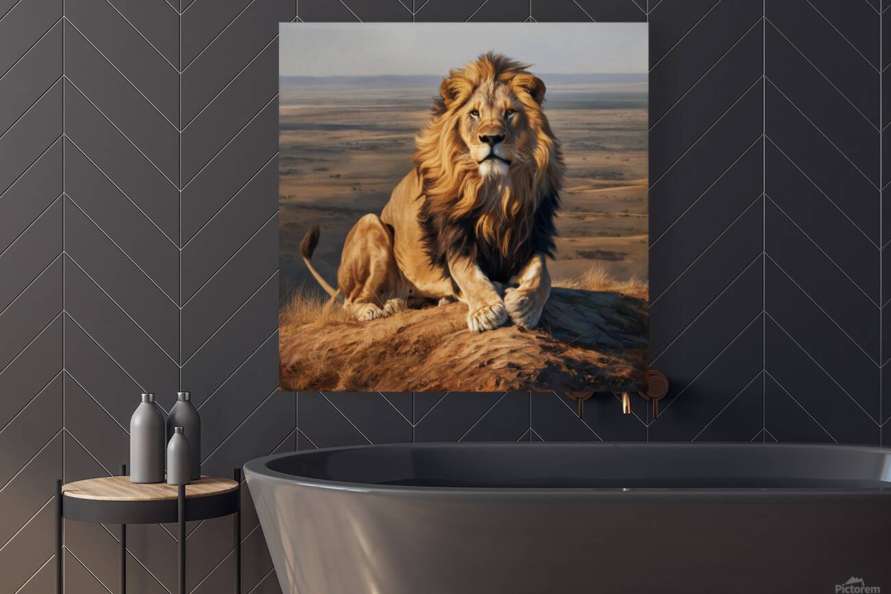 King of the Savannah: The Greatness and Majesty of the Lion  Reproduction