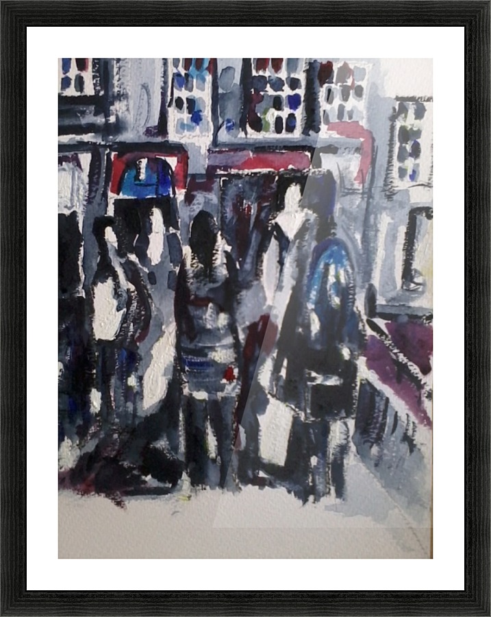 Friends in York Picture Frame print