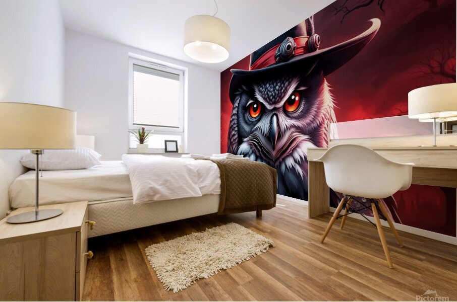 Owl Mural print