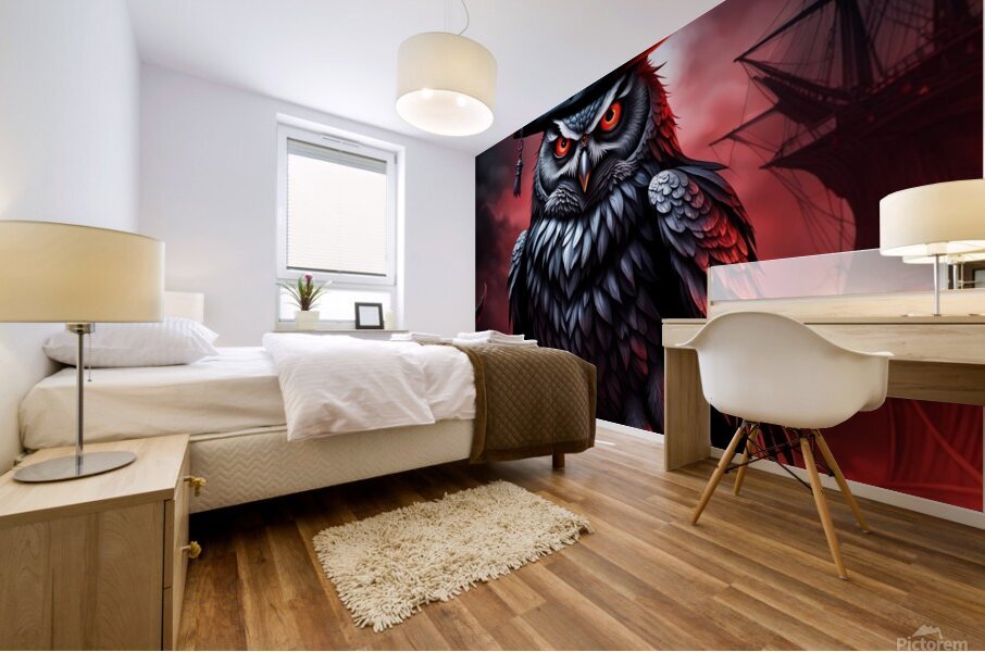 Owl Mural print