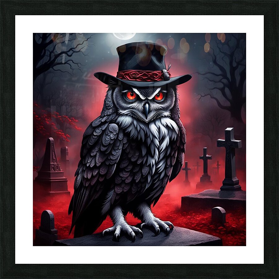 Owl Picture Frame print