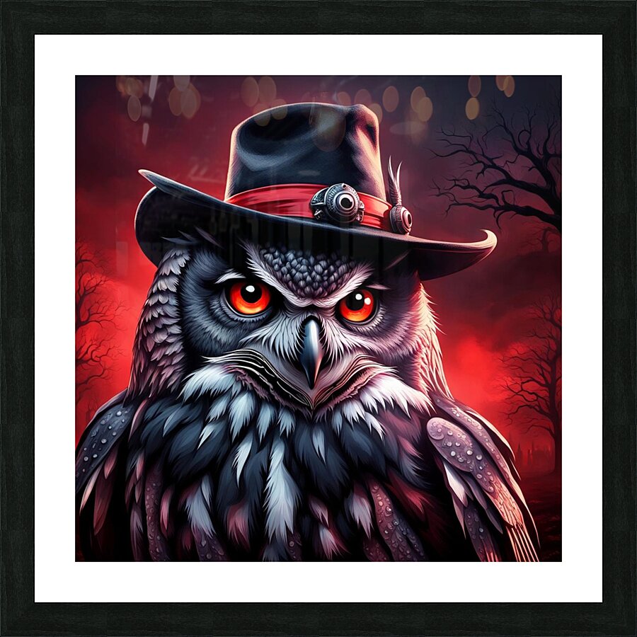 Owl Picture Frame print
