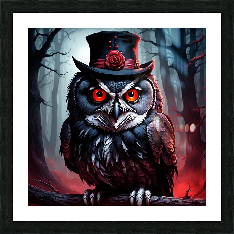Owl Picture Frame print