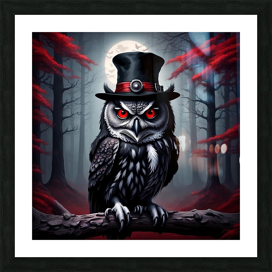 Owl Picture Frame print
