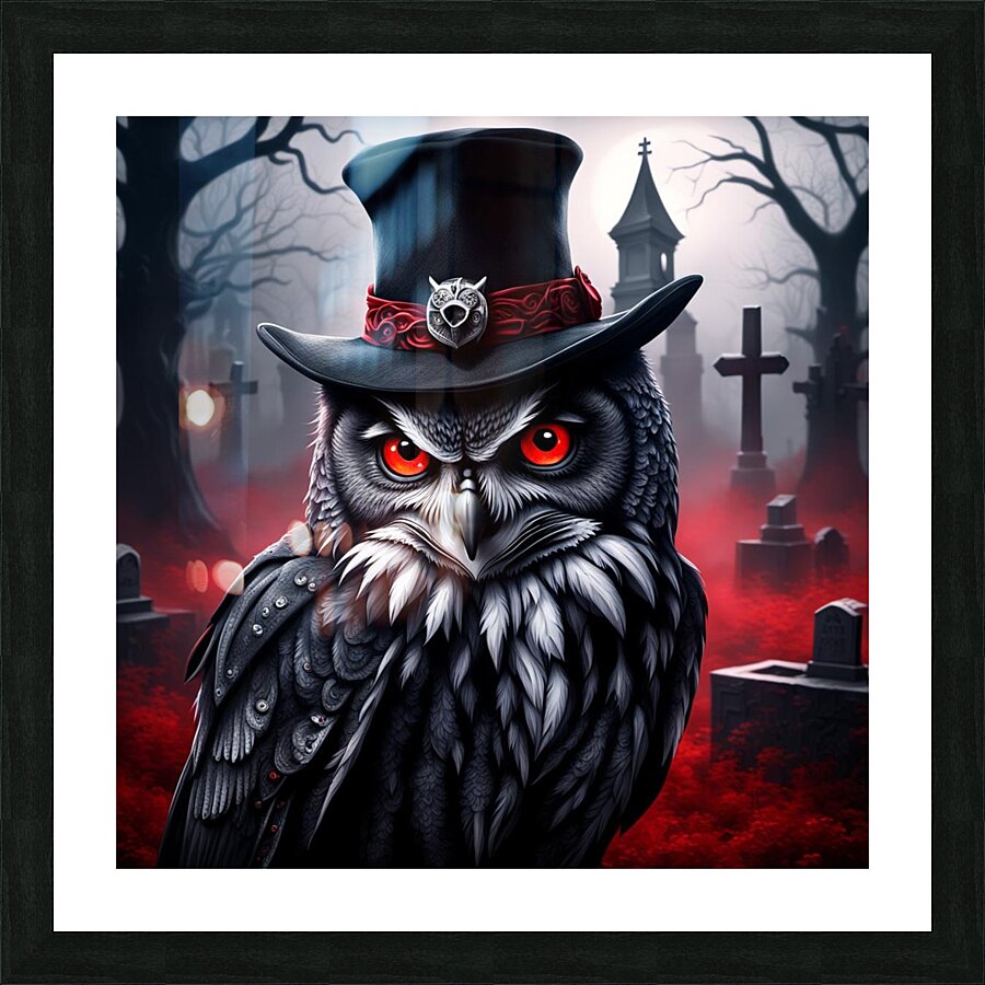 Owl Picture Frame print