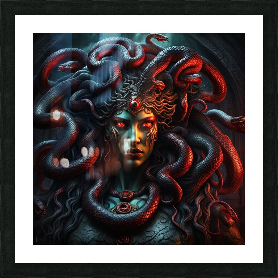 Medusa Picture Frame print