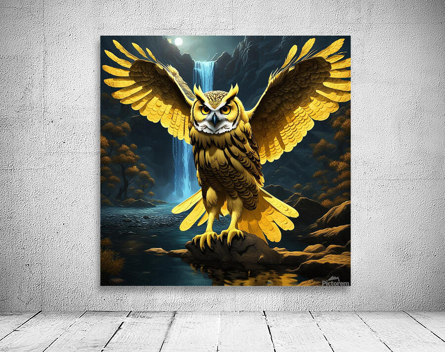 Owl Yellow Wall Preview