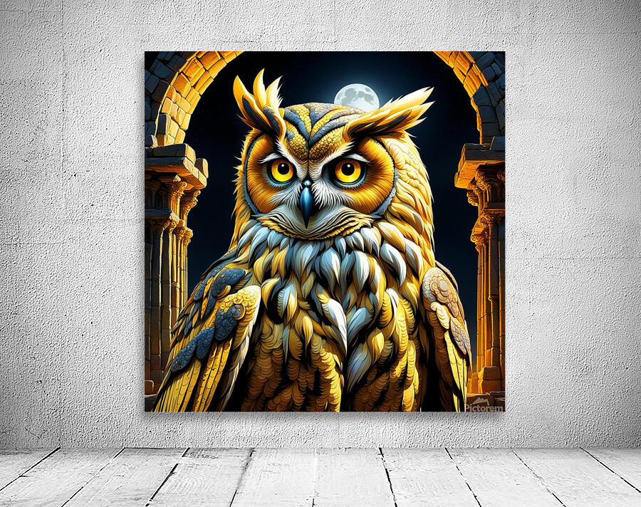 Owl Yellow Wall Preview