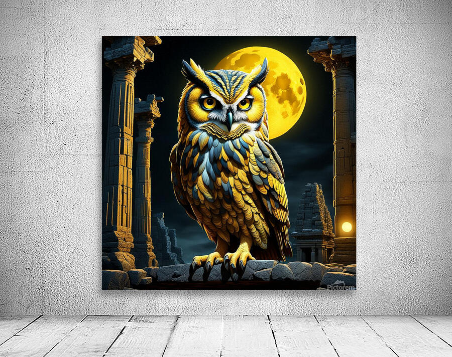 Owl Yellow Wall Preview