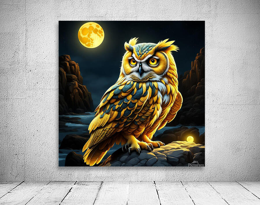 Owl Yellow Wall Preview