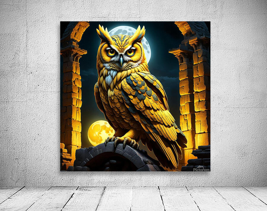 Owl Yellow Wall Preview