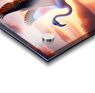 Flamant prenant son envol Acrylic print