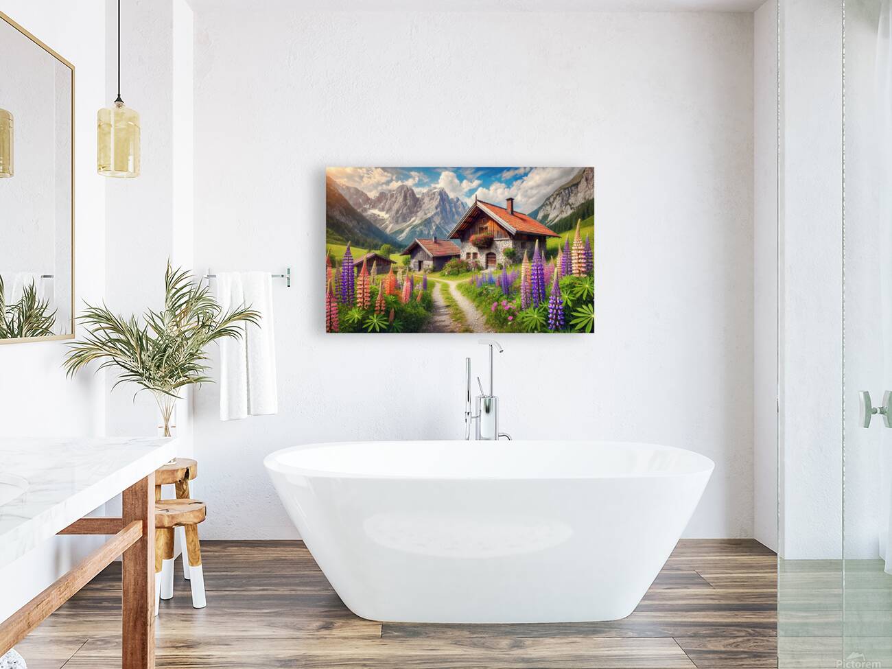 Chemin d alpage Reproduction