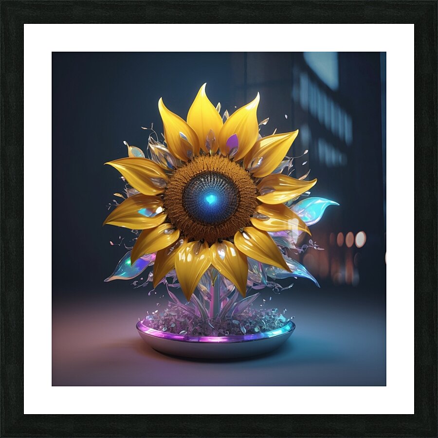 Visual Vibes Artwork  9 Picture Frame print