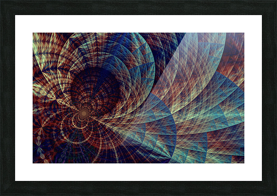 fractal abstract art Picture Frame print