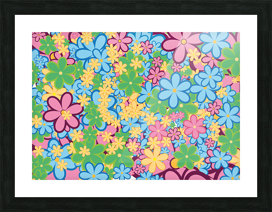 flower spring background blossom Picture Frame print