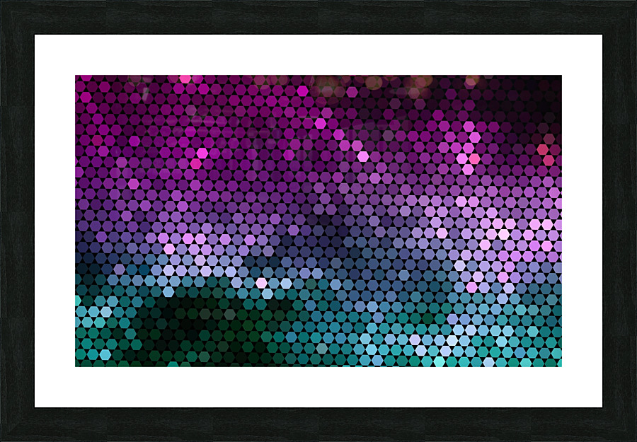 digital abstract party event Picture Frame print