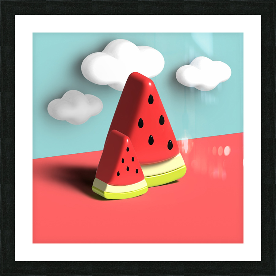strawberries fruit Picture Frame print