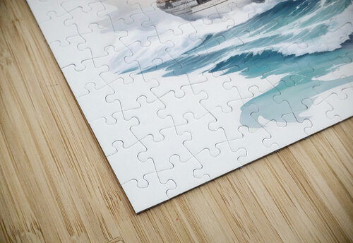 ship sail sea waves Salmanaz puzzle