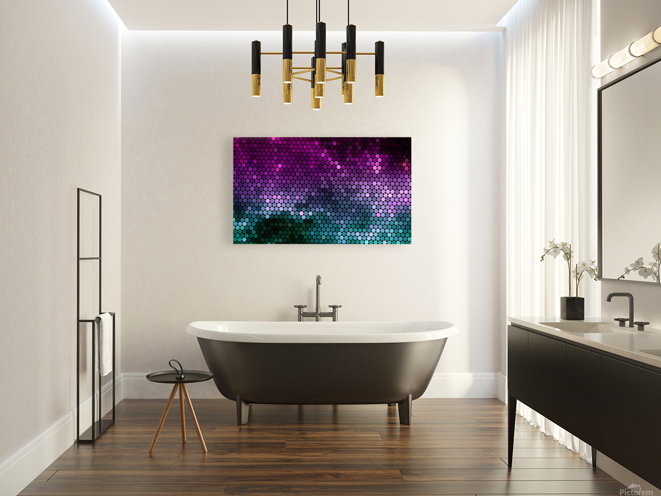 digital abstract party event Reproduction
