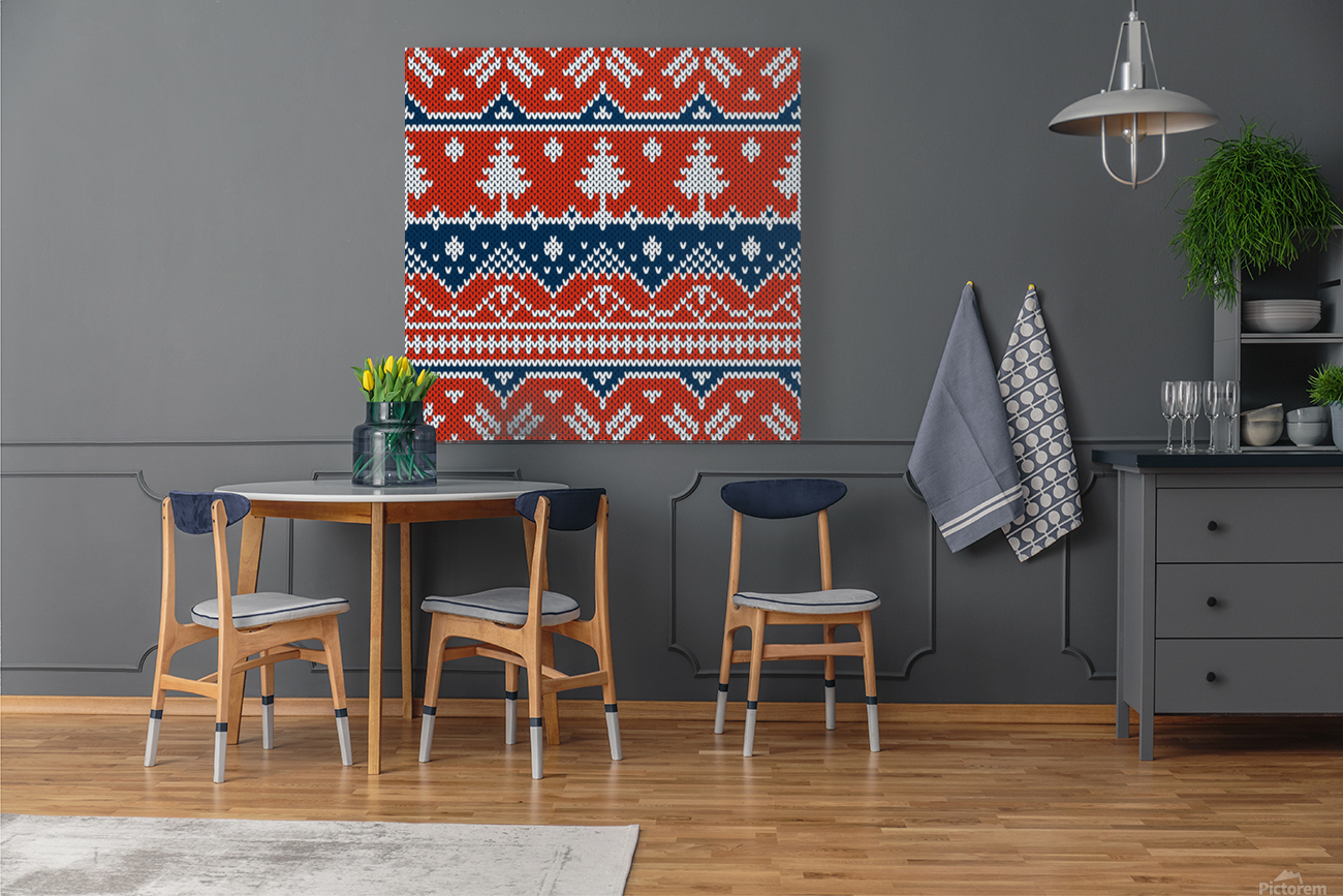 vector seamless ornament knitted texture Reproduction