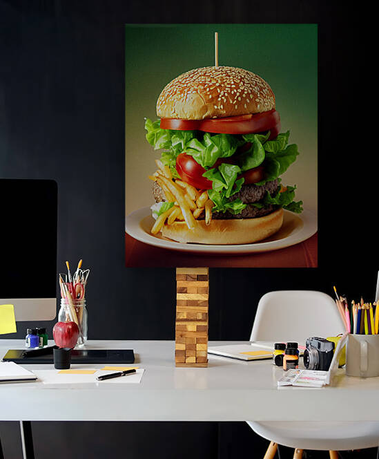 Hamburger Cheeseburger Burger 3d Render Snack by Salmanaz