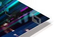 Abstract building city 3D HD Metal print