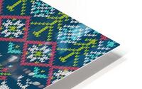 background with fabric texture winter HD Metal print