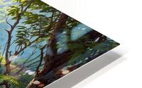 forest waterfall river jungle HD Metal print