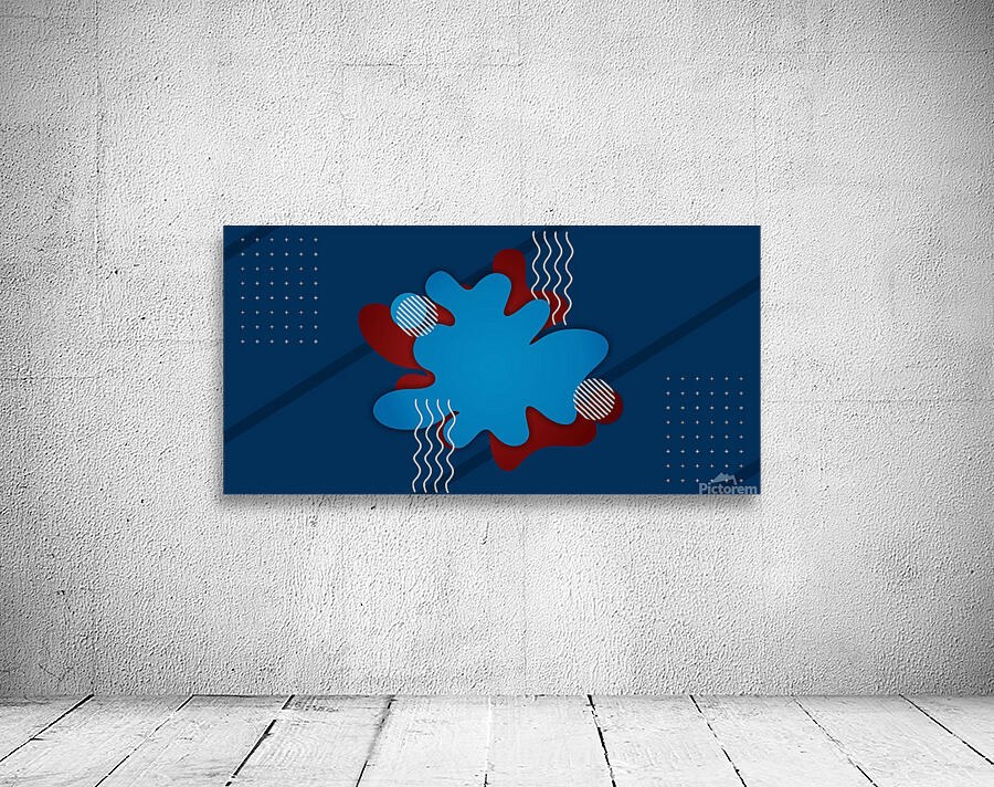 background abstract design blue Wall Preview