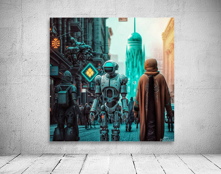 robotics cyberpunk technology alien Wall Preview