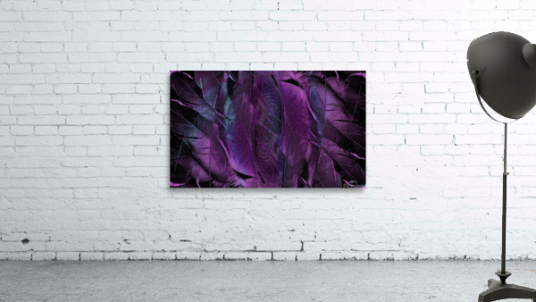 feather pattern texture form Wall Preview