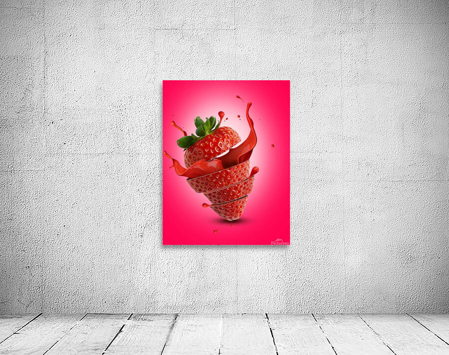 pink strawberry Wall Preview